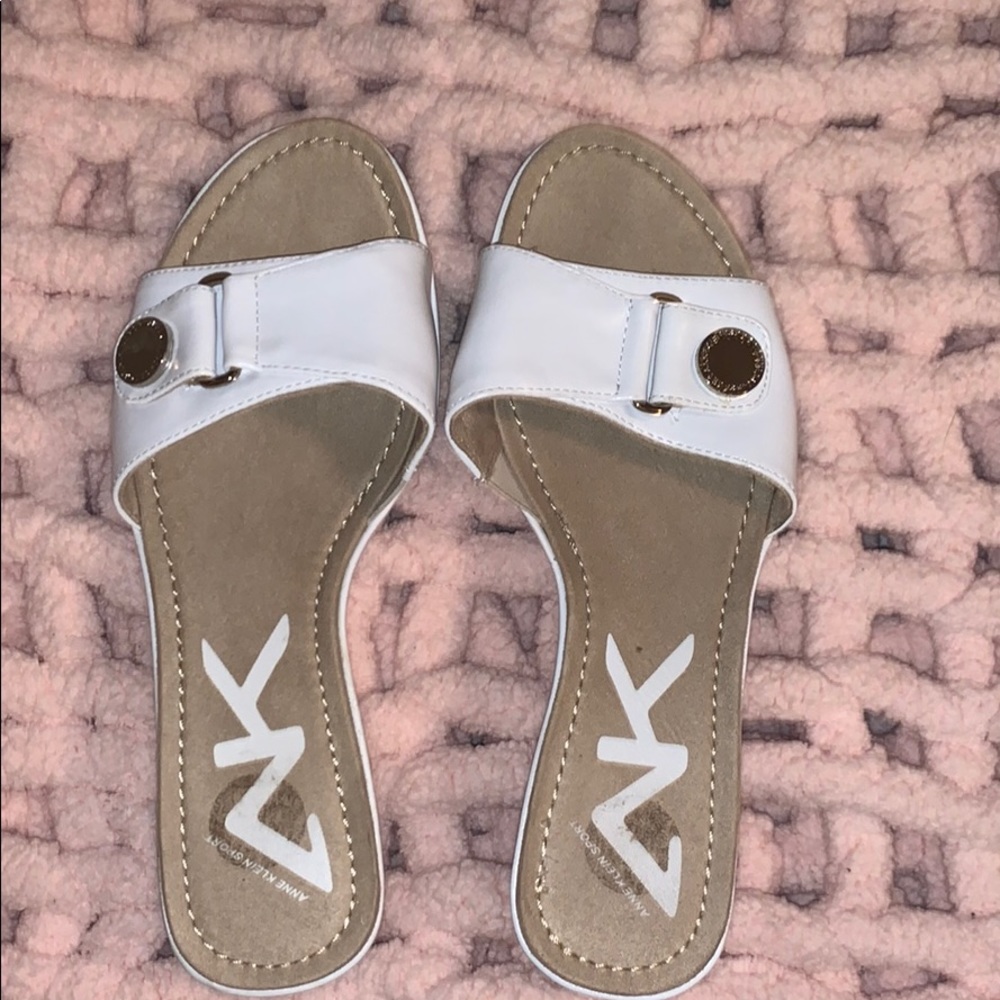 white sandal